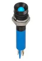 LED INDICATOR, PANEL, 6MM, BLUE, 24VDC