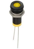 LED INDICATOR, PANEL, 8MM, YELLOW, 2VDC