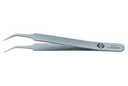 PRECISION TWEEZER, FINE BENT TIP, 105MM