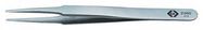 PRECISION TWEEZER, FLAT ROUND TIP, 120MM