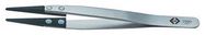 ESD TWEEZER, ROUND TIP, 130MM