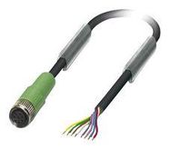 SENSOR CORD, 8P, M8 RCPT-FREE END, 5M