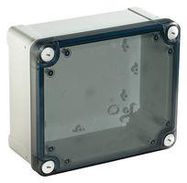 INDUSTRIAL BOX, WALL MNT, ABS, GRY/CLEAR