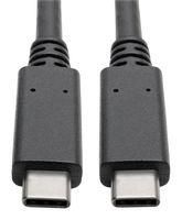 USB CABLE, 3.1 TYPE C-TYPE C PLUG, 0.9M