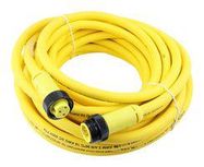 CABLE ASSY, 3P PLUG-RCPT, 32.8FT