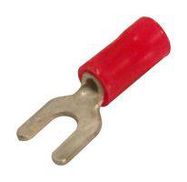 TERMINAL, SPADE TONGUE, #6, 16AWG, RED