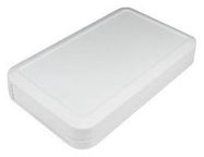 PORTABLE CASE, HANDHELD, PLASTIC, WHITE