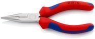 KNIPEX 25 05 140 Snipe Nose Side Cutting Pliers (Radio Pliers) with multi-component grips chrome-plated 140 mm