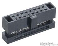 CONNECTOR, RCPT, 16POS, 2ROW, 1.27MM