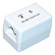 IN-LINE COUPLER, RJ45, JACK, 8P8C, CAT6