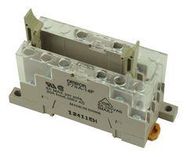 RELAY SOCKET, TRACK-MNT, 4 POLE, 24VDC