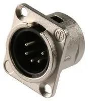 PLUG, XLR, PANEL, UNIFIED, 5POLE