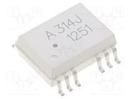 Optocoupler; SMD; Ch: 2; OUT: IGBT driver; 5kV; SO16; 25kV/μs BROADCOM (AVAGO)