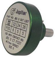 CRIMP LOCATOR, 26-22AWG, SIZE 0, 0.7MM