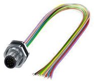 SENSOR CORD, 17P, PLUG-FREE END, 0.5M