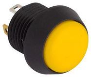 PUSHBUTTON SWITCH, SPST-NO, YELLOW