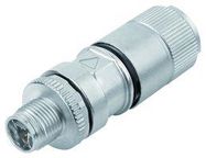 SENSOR CONNECTOR, M12, RCPT, 8POS