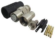 SENSOR CONNECTOR, M12, RCPT, 4POS, CABLE