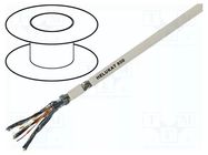 Wire; HELUKAT® 600,S/FTP; 4x2x26AWG; 7; stranded; Cu; grey; 100m HELUKABEL
