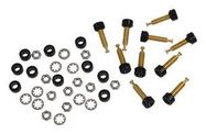 PANEL MOUNT PIN TIP JACK, 1.5KV, 5A, BLK