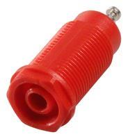 BANANA JACK, 15A, TURRET, RED