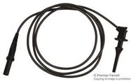 TEST LEAD, BLACK, 1.22M, 300VRMS, 5A