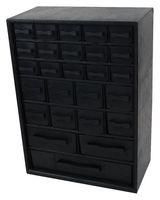 CABINET, STORAGE, 26 DRAWER, PLASTIC