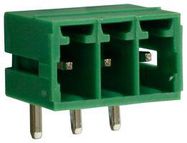 TERMINAL BLOCK, HEADER, 3POS, R/A, TH