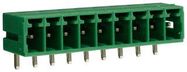 TERMINAL BLOCK, HEADER, 9POS, R/A, TH