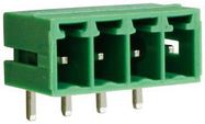 TERMINAL BLOCK, HEADER, 4POS, R/A, TH