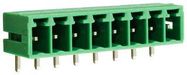 TERMINAL BLOCK, HEADER, 8POS, R/A, TH