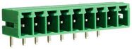 TERMINAL BLOCK, HEADER, 9POS, R/A, TH