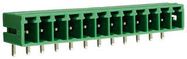 TERMINAL BLOCK, HEADER, 12POS, R/A, TH