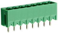 TERMINAL BLOCK, HEADER, 8POS, TH