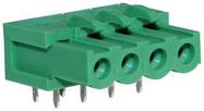 TERMINAL BLOCK, SOCKET, 4POS, TH