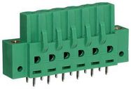 TERMINAL BLOCK, SOCKET, 6POS, R/A, TH