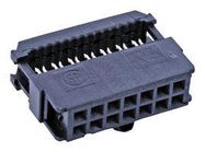 CONNECTOR, RCPT, 16POS, 2ROW, 2.54MM