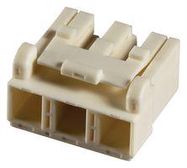 CONNECTOR HOUSING, PLUG, 3POS, 1ROW, 6MM