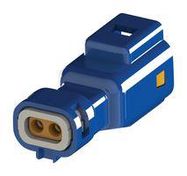 PLUG HOUSING, 2POS, PBT, BLUE