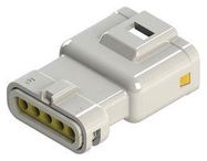 PLUG HOUSING, 5POS, PBT, WHITE