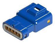 PLUG HOUSING, 5POS, PBT, BLUE