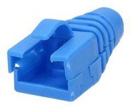 STRAIN RELIEF BOOT, RJ45 CONN, BLUE,PK10