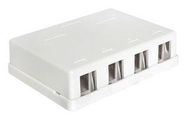 KEYSTONE HOUSING, 4PORT, ABS, WHT