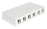 KEYSTONE HOUSING, 6PORT, ABS, WHT