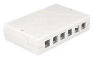 KEYSTONE HOUSING, 12PORT, ABS, WHT