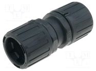 Connector; polyamide; HelaGuard; -50÷135°C; IP66; black; UL94V-2 HELLERMANNTYTON