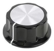 ROUND KNURLED KNOB, 20MM, PLASTIC