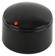 ROUND KNOB W/ RED DOT, 20.5MM, ABS