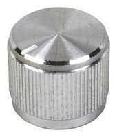 ROUND KNURLED KNOB, 23.8MM, ALUMINIUM