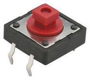 TACTILE SWITCH, SPST-NO, 0.05A, 12V, THD